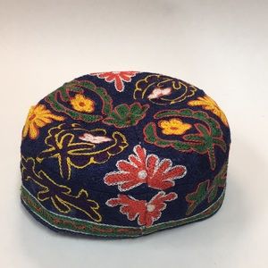 Embroidered head covering